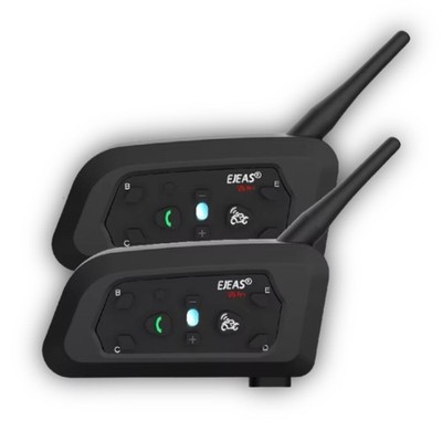 EJEAS V6 Pro+ Motorcycle Intercom Bluetooth 6 Riders 800m Waterproof