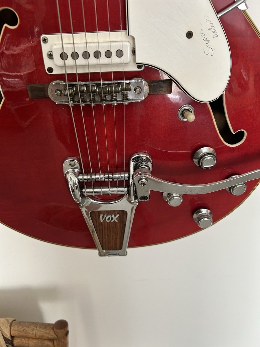 Vox Super Lynx Deluxe 1966-68 Semi-Hollow Electric with case | eBay