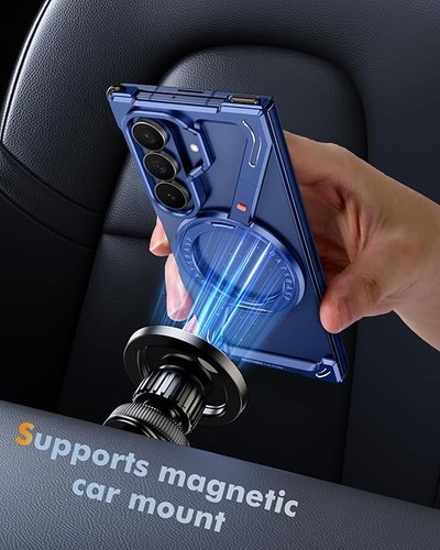 Coque Support 360 Magnétique Métal Forme Z Sans Bord pour Samsung Galaxy Z FOLD 7 6 5 - Photo 29 sur 34