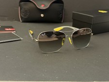 New Ray Ban Ferrari Sunglasses RB3715M F0646G SILVER/SILVER new