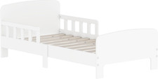 Letto Montessori per Bambini 3-8 Anni in Legno FSC, 140X70 Cm Lettino Basso Con 