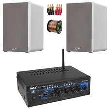 Pyle AUX CD MP3 Power Receiver, 2x 5.25  200W...