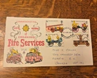 1974 British FDC - FIRE SERVICES