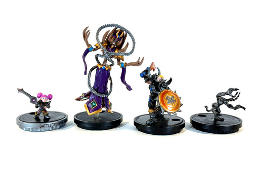 World of Warcraft WoW Miniatures Lot of 4 - Ras Frostwhisper, Parvink Promo + 2