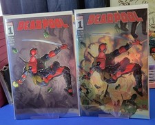 Deadpool #1 (2024) NYCC Marvel WhatNot Pack Silver & Foil Covers Ltd 1000/1500