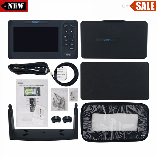 ONWA KP-27 7" 800x480 GPS Chart Plotter Marino Chartplotter con Antenna GPS - Foto 1 di 8