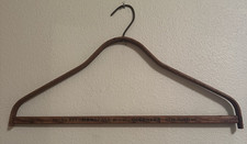 Vintage Wooden Hanger Advertising Milwaukee Wisconsin Cleaners Approx. 18" Long
