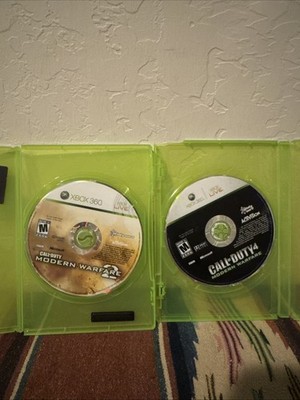 Call of Duty Modern Warfare 2  & Call Of Duty 4 Xbox 360 Disc Only COD Bundle