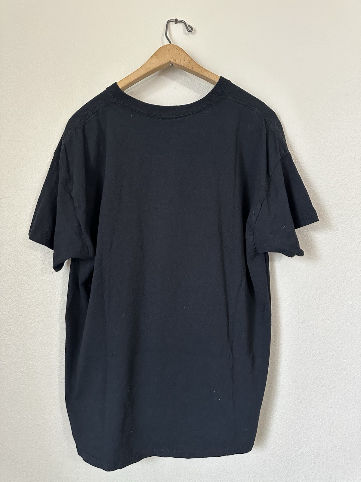 FILA T shirt nera girocollo grafica Death Row Records taglia XL