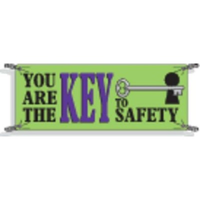 #ad Brady 50903 Safety Banner You Are The Key To Safety 48 In H X 120 In W $317.99