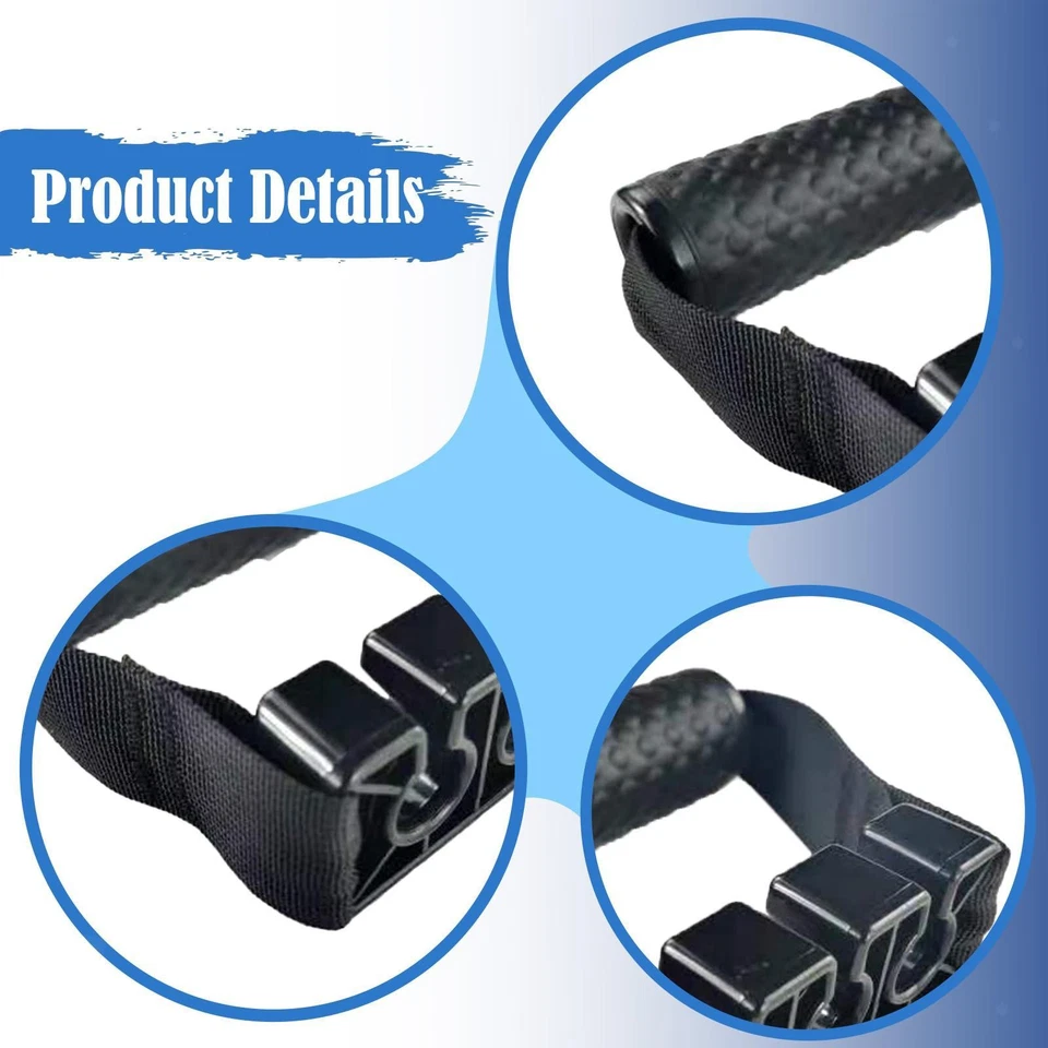 Machine Attachment Handle with 3 Holes Clamp Holder Universal Pull up Handle - Image 3 of 4