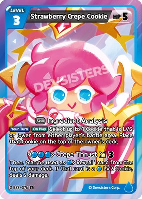 Strawberry Crepe Cookie BS3-076 SR