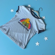 Vintage PEANUTS kids top Medium 8-10 