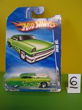 Hot Wheels HOT AUCTION '10 '72 Green '56 Mercury HOOD OPENING #R7588