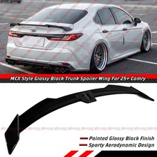For 2025-26 Toyota Camry Le Xle Se Xse Mcx Style Glossy Black Trunk Spoiler Wing