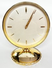 Vintage Favre Leuba, Swiss 15 Jewels 8 Day Desk Clock