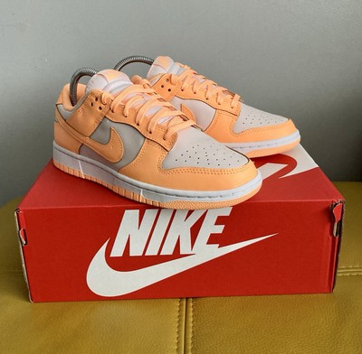  Brandneu Nike Dunk Low W Retro Sneaker Peach Cream UK 6,5 EU 40,5 