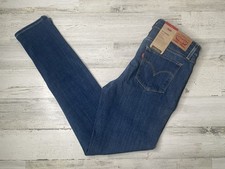 Levi  s 711 Skinny Jeans Medium Wash Mid Rise Slim Women  s Sz: 28x30 6 Med NWT