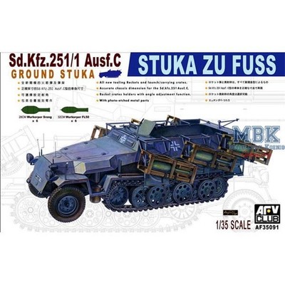 AFV Club AFV35091 Sd.Kfz. 251/ 1 Ausf. C ''Stuka zu Fuß''