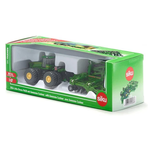 TRATTORE JOHN DEERE CON ERPICE AMAZONE CENTAUR 1:87 Siku Mezzi Agricoli e Access - Immagine 3 di 3
