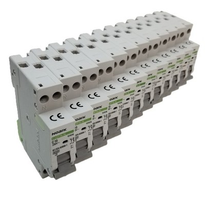 12 NOARK Ex9PN-N Circuit Breaker Miniature 230Vac/48Vdc 16A NEW