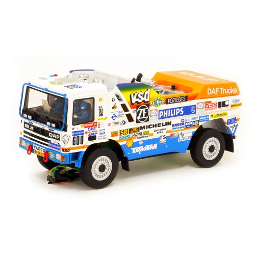 Avant Slot DAF TurboTwin 95 X1 camion miniature circuit électrique Dakar 1988