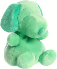 Aurora World Plush - Palm Pals - GREEN SNOOPY Peanuts 5 inch - New, No Tag -