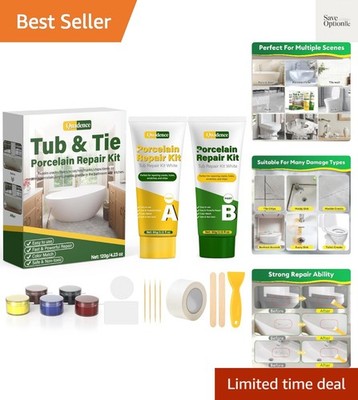 Porcelain Repair Kit, Porcelain Sink Repair Kit White, Waterproof Fiberglass ...