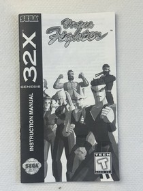 Virtua Fighter Sega Genesis 32X CIB Complete Box Manual Inner Tray Tested 1995