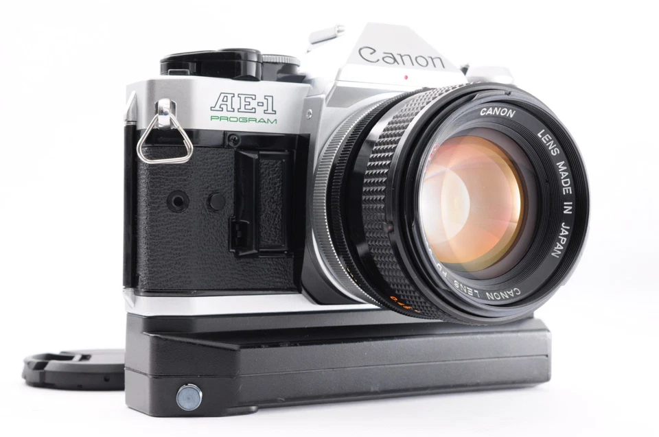 **NEAR MINT w/ Winder** Canon AE-1 Program + FD 50mm f/1.4 S.S.C. SSC From Japan - Image 2 of 4