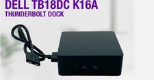 Genuine Dell TB18DC K16A Precision Dual USB-C Thunderbolt Dock Station - no psu