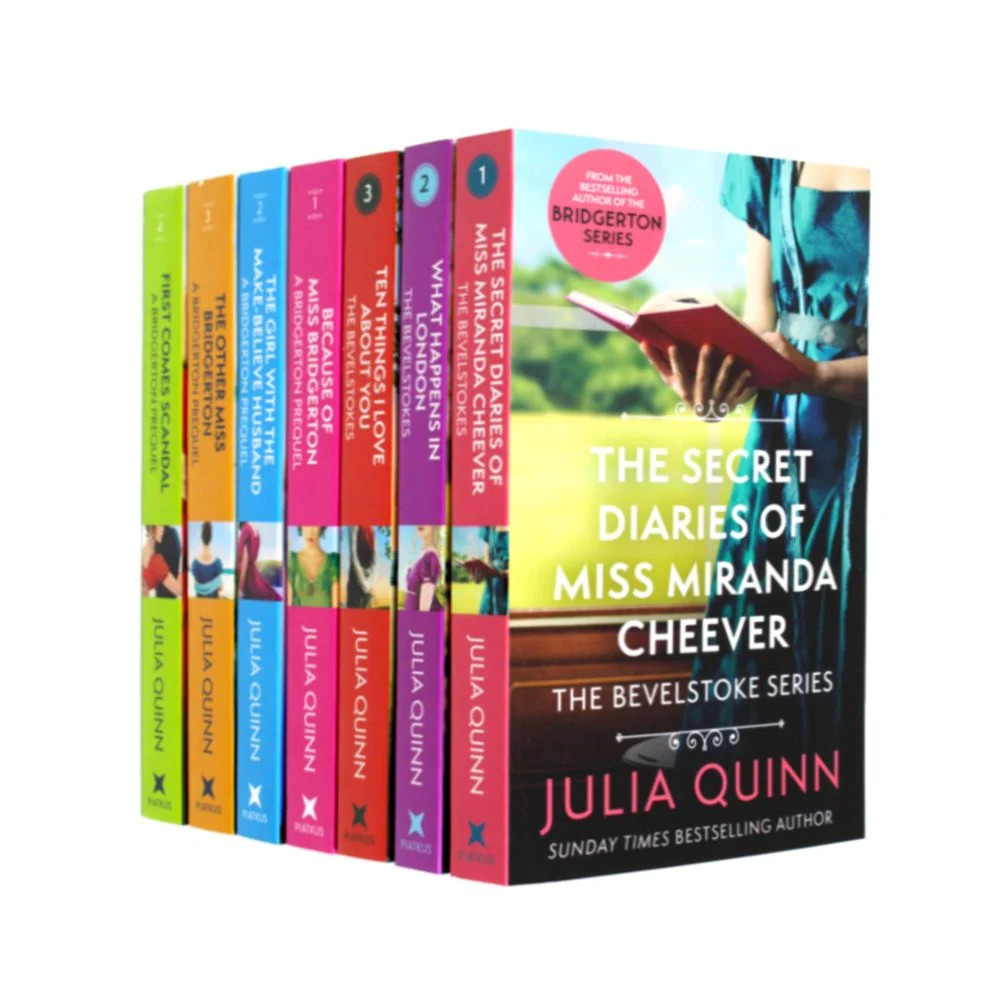 Julia Quinn Unisex Brown/Grey Tom Thorne Novels Bevelstoke & Bridgerton Prequels Rokesbys Series 7 Books Collection Set By - Image 4
