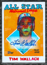 2025 Topps Andy Friedman Shoebox Treasures Tim Wallach Foil Auto 16/35 Montreal
