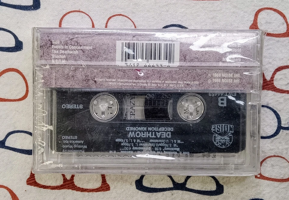 Deathrow Deception Ignored 1989 Cassette Album Thrash Speed Metal New/Sealed - Image 3 of 3