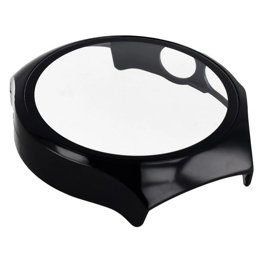 Etui ochronne ze szkłem do Huawei Watch 5 46mm Bizon Case Cover Etui Czarne - Zdjęcie 7 z 8