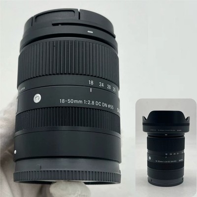 Sigma 18-50mm f/2.8 DC DN Contemporary Lens for Sony E Mount - With Hood