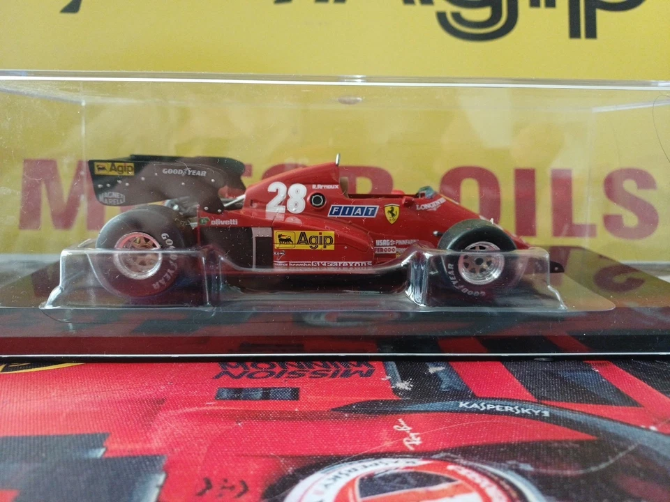 020 1/24 F1 Ferrari 126 C3 Tambay 1983 Centauria Altaya Panini Salvat Atlas Rba - Immagine 3 di 4