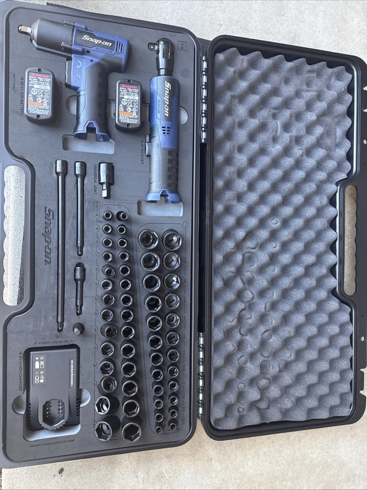 Для Snap On инструменты новый 262CTSS01FMBA 62pc удара пены набор идти.синий - Изображение 2 из 4