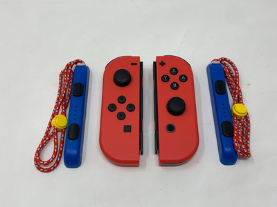   Official Nintendo Switch Joy-Con Mario Red Limited Edition - Joy Con & Straps