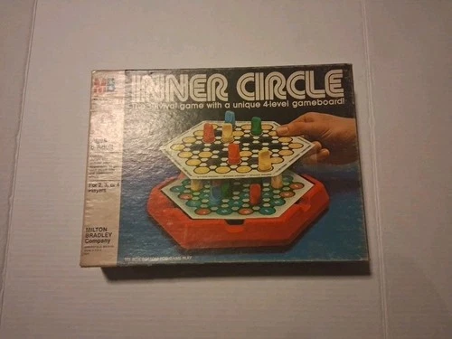 Vintage 1981 Milton Bradley Board Game Toy Inner Circle Great Shape