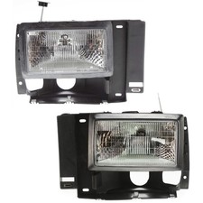 Headlights Set Halogen For Ford Explorer Ranger Bronco Ii Headlights Set Halogen For Ford Explorer Ranger Bronco Ii
