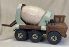 Vintage Mighty Tonka Metal Cement Truck Mixer Tandem Axel Working Hand Crank