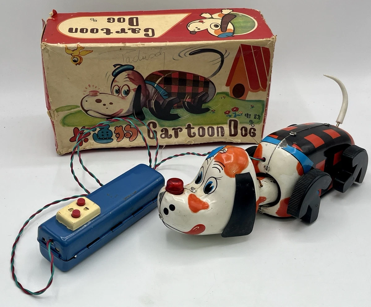 Rare auto mécanique filoguidé en boite Wamoo jouet ancien en tôle Joustra | eBay