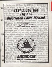 1991 ARCTIC CAT SNOWMOBILE JAG AFS PARTS MANUAL P/N 2254-650