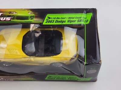 Coche miniatura Dodge Viper 1/18 Maisto SRT-10 negro 2003 sans Vitrine