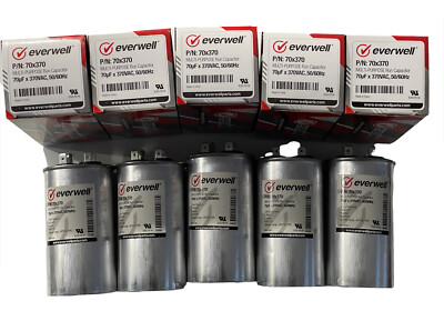 70uf X 440 VAC Run Capacitor, 50/60Hz, ±5% Tolerance – For Motors, AC Units, Fans