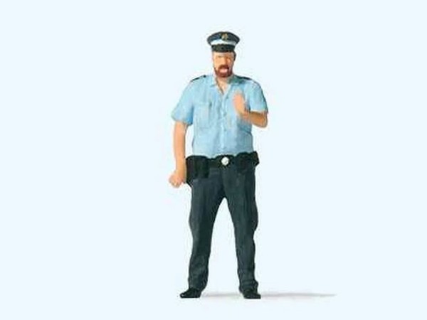 Preiser 28236 Polizist Stehend Sommeruniform Einzelfigur Exklusivserie H0 Neu-image
