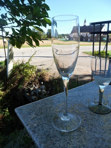 Silver Wine Glass Clear Mirror Smoke Gray Table Glass Stemware Stem Vtg Lot of 6 - Picture 22 of 22