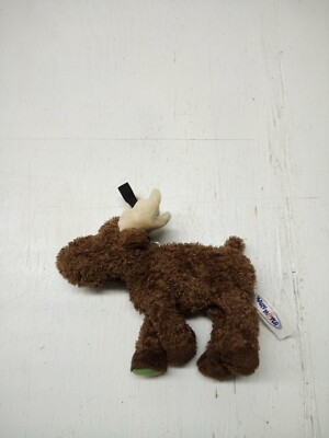 Vtg. Mary Meyer Plush Moose Reindeer 6'' Change Purse Realistic Stuffed Animal