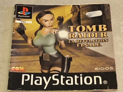 Manuel D'instructions D'origine – Tomb Raider : Révélation Finale – Sony PlayStation 1 (PS1) – Bon état